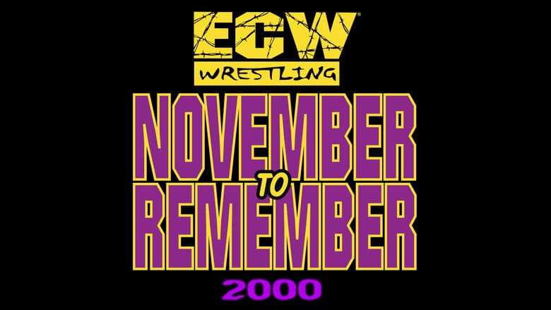 Backdrop from ECW November to Remember 2000