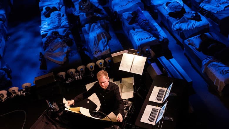 Backdrop from Max Richter's Sleep