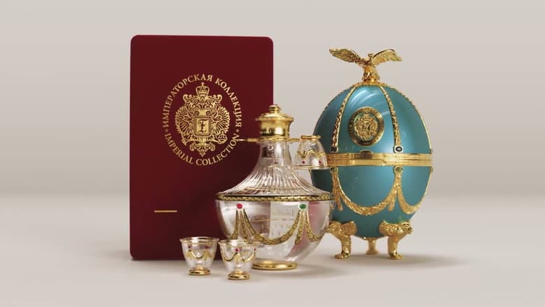 Backdrop from Fabergé, the Making of a Legend