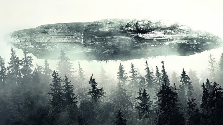 Backdrop from White Sky