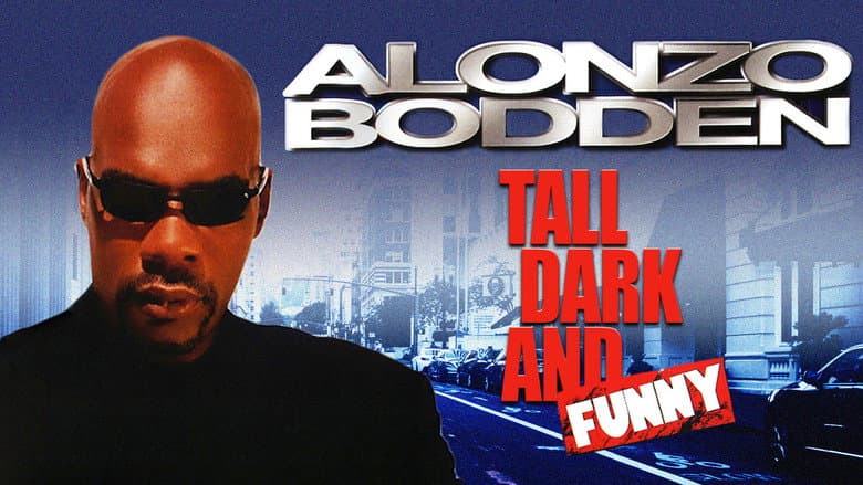 Backdrop from Alonzo Bodden: Tall, Dark and Funny