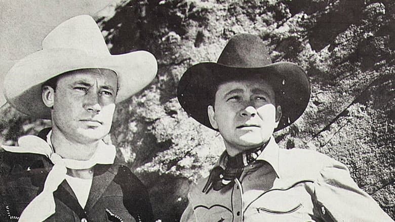 Backdrop from Three in the Saddle