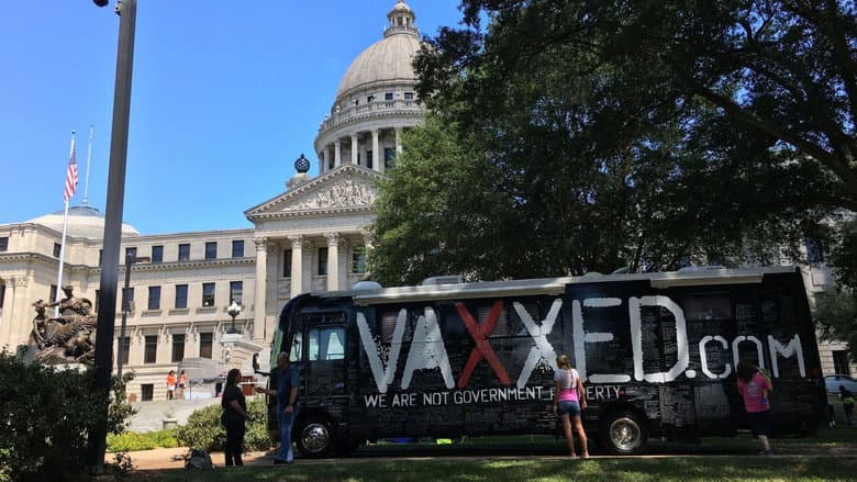 Backdrop from Vaxxed II: The People's Truth