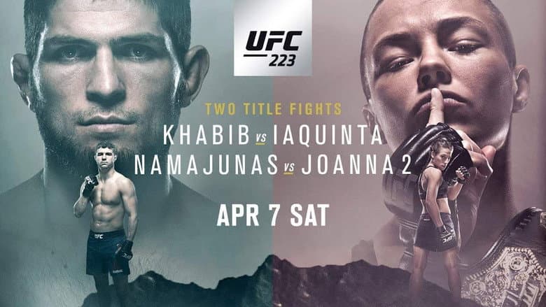 Backdrop from UFC 223: Khabib vs. Iaquinta