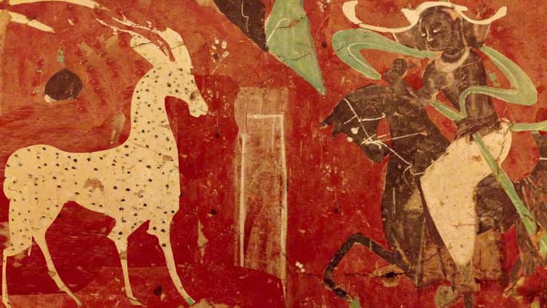 Backdrop from The Nine-Colored Deer