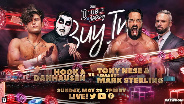 Backdrop from AEW Double or Nothing: The Buy-In