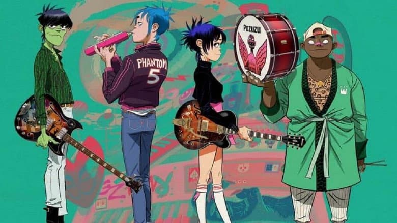 Backdrop from Gorillaz | Song Machine Live From Kong