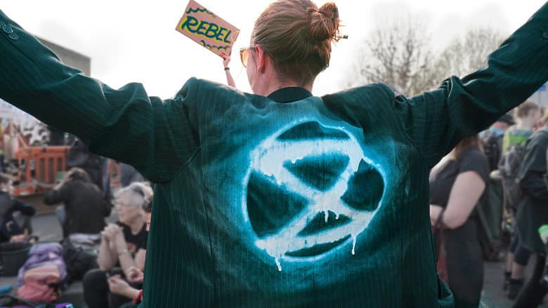 Backdrop from Extinction Rebellion: Last Chance to Save the World?