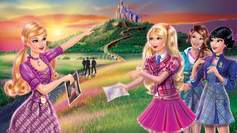 Backdrop from Barbie: Princess Charm School