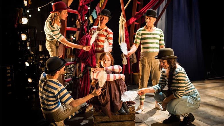 Backdrop from Hetty Feather: Live on Stage