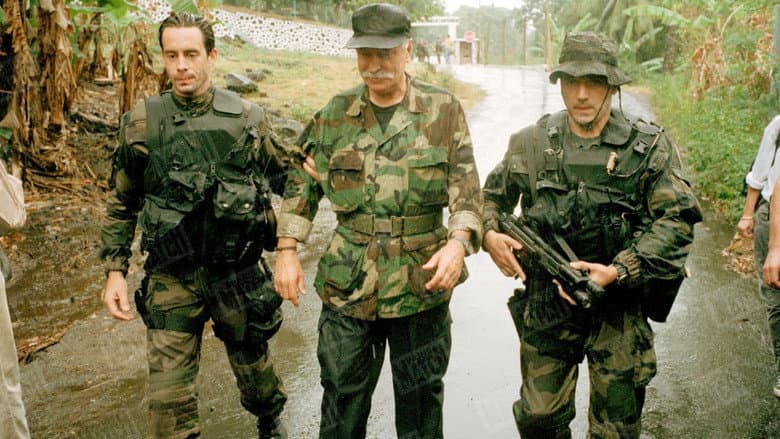 Backdrop from Bob Denard, mercenaire de la République