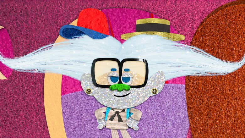 Backdrop from Trolls: Tiny Diamond Goes Back to School