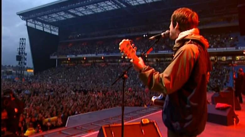Backdrop from Oasis - Maine Road Second Night