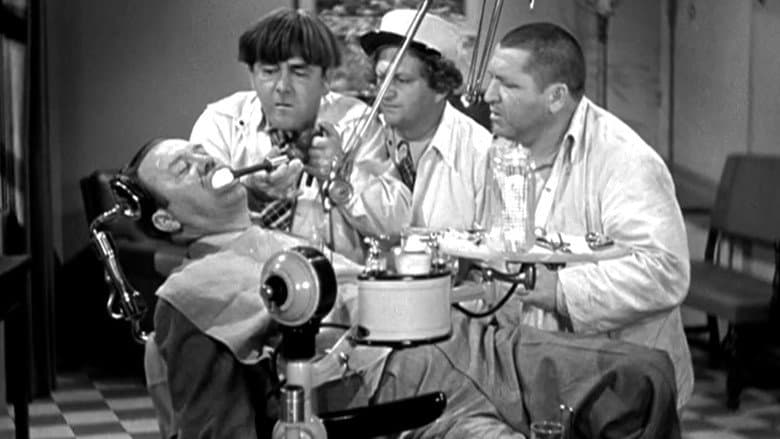 Backdrop from All the World's a Stooge