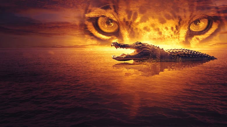 Backdrop from Jaguar vs. Croc