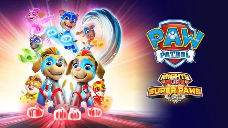 Backdrop from PAW Patrol, Mighty Pups: Super PAWs