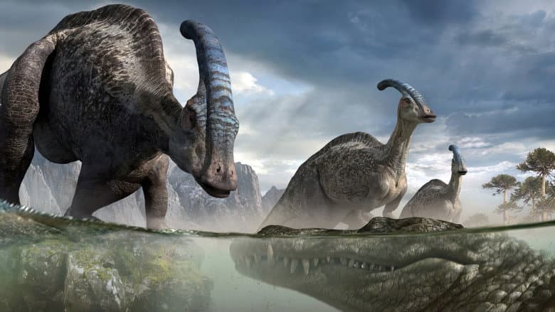 Backdrop from Prehistoric Park