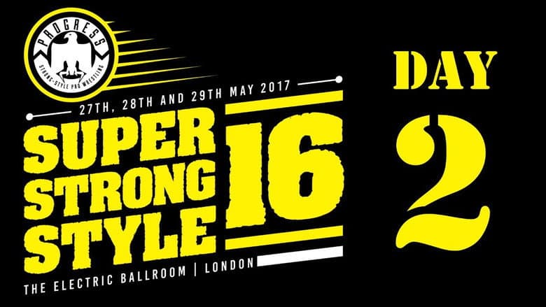 Backdrop from PROGRESS Chapter 49: Super Strong Style 16 (Day 2)