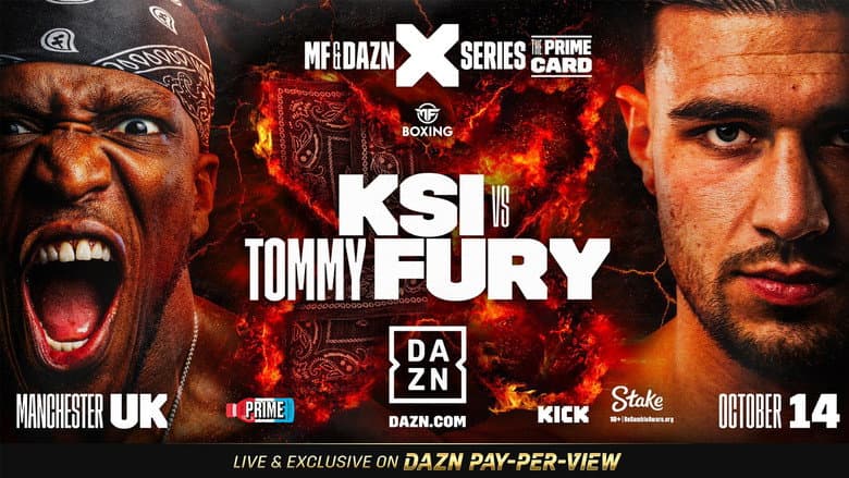 Backdrop from KSI vs. Tommy Fury