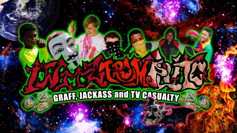 Backdrop from Twitz from Pluto: Graff, Jackass and TV Casualty