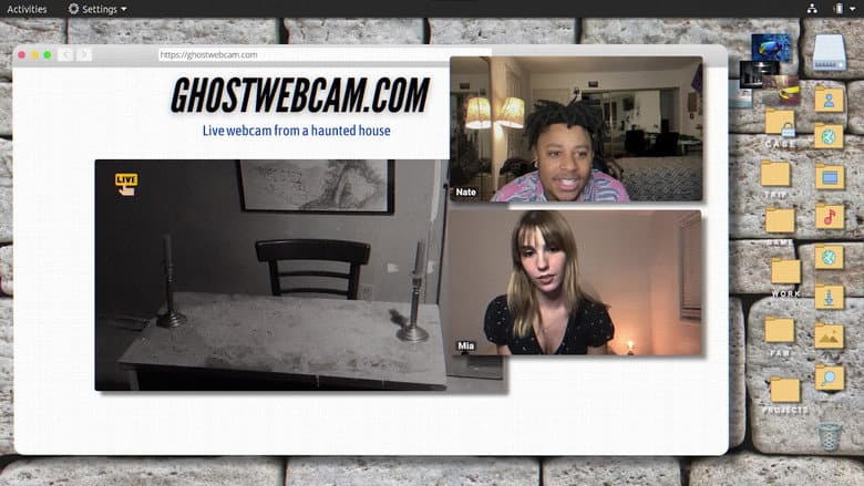 Backdrop from Ghost Webcam