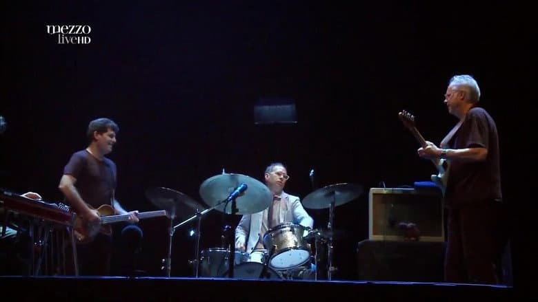 Backdrop from Bill Frisell plays John Lennon La Villete Jazz Festival