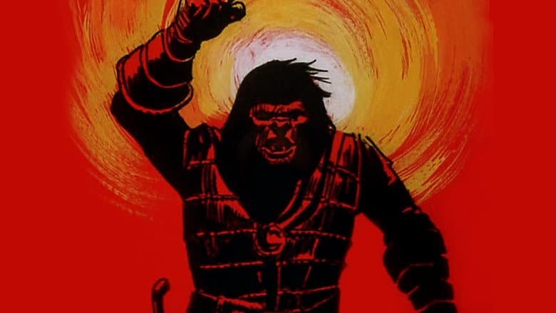 Backdrop from Return To The Planet Of The Apes