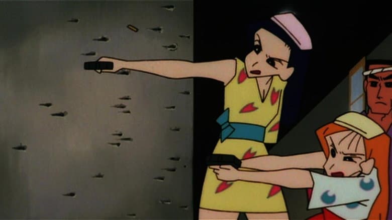 Backdrop from Crayon Shin-chan: Explosion! The Hot Spring's Feel Good Final Battle