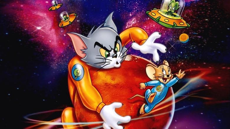 Backdrop from Tom and Jerry Blast Off to Mars!