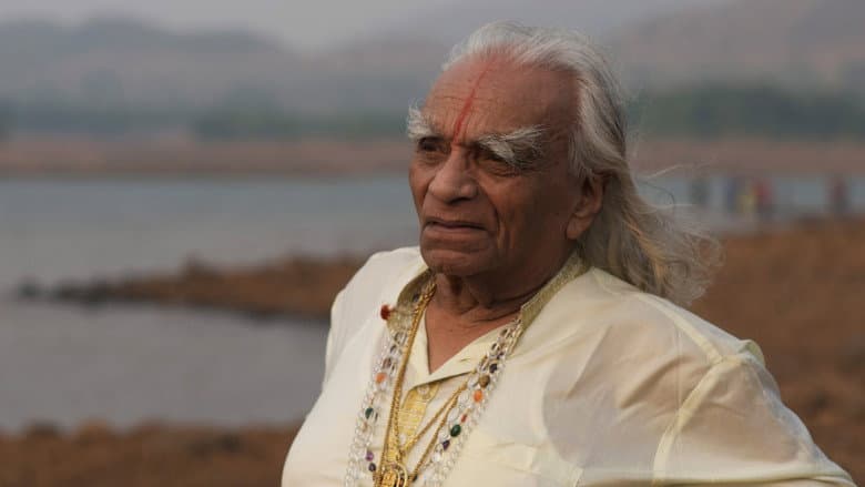 Backdrop from Iyengar: The Man, Yoga, and the Student's Journey