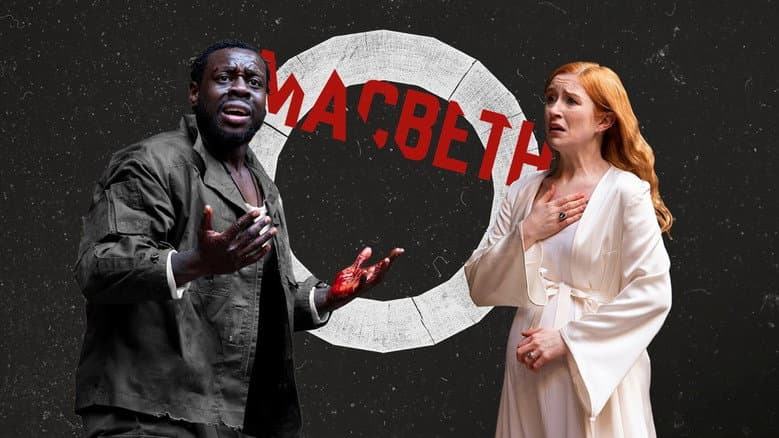 Backdrop from Macbeth - Live at Shakespeare's Globe