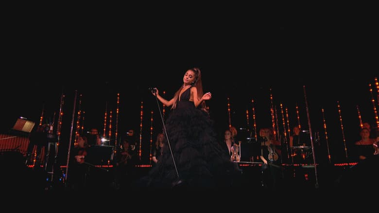 Backdrop from Ariana Grande at the BBC