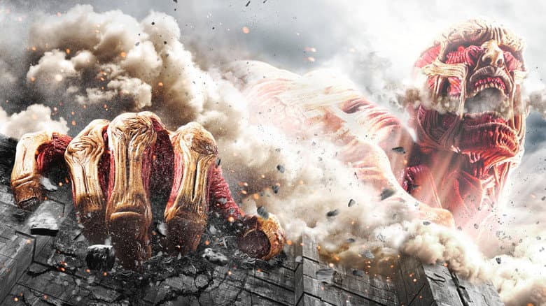 Backdrop from Attack on Titan