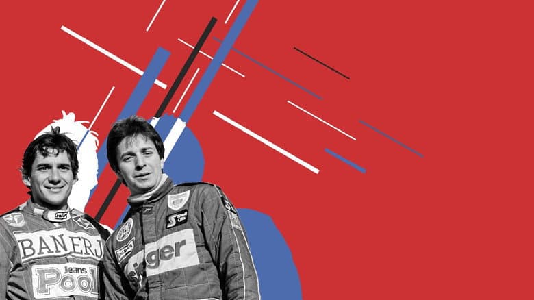 Backdrop from Senna vs Brundle