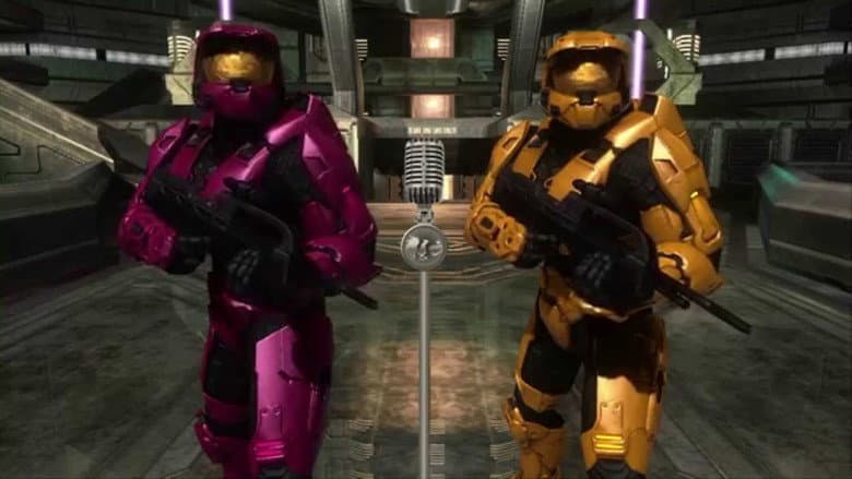 Backdrop from The Best Red vs. Blue. Ever. Of All Time