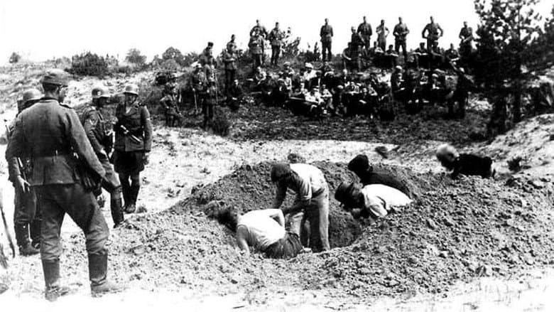 Backdrop from Shoah by Bullet: The Forgotten History