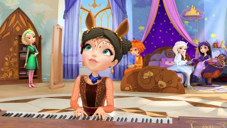 Backdrop from The Princesses and the Mysterious Guest