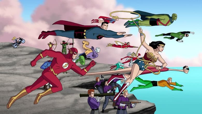 Backdrop from Justice League: The New Frontier