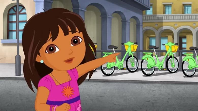 Backdrop from Dora's Explorer Girls: Our First Concert
