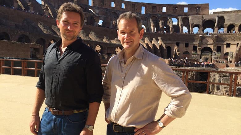 Backdrop from Rome's Invisible City