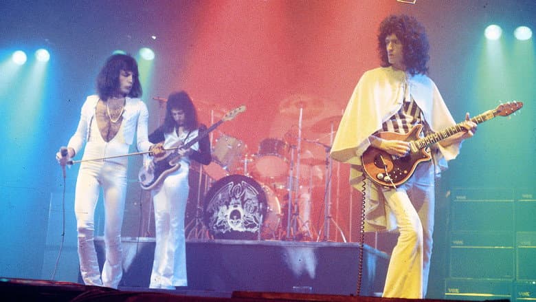 Backdrop from Queen: A Night at the Odeon