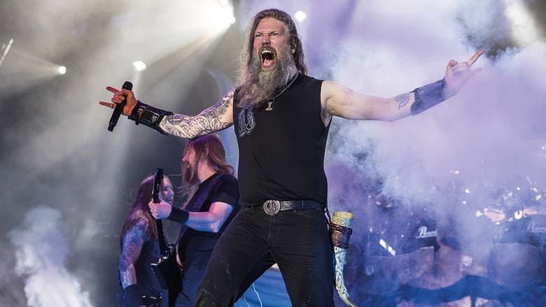 Backdrop from Amon Amarth: The Pursuit of Vikings: 25 Years In The Eye of the Storm
