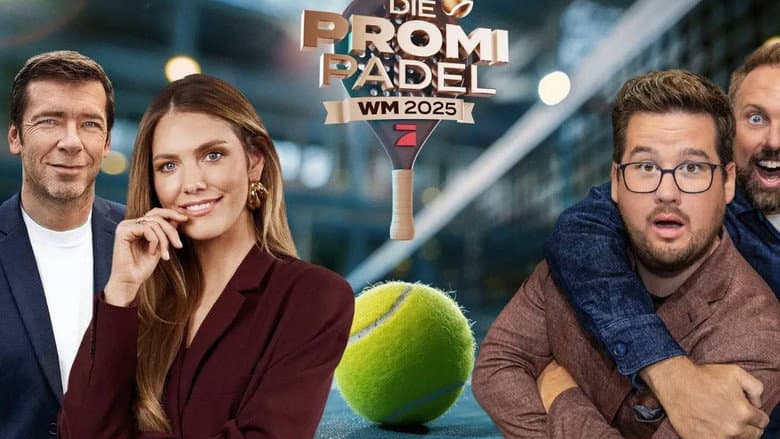 Backdrop from Promi-Padel-WM 2025