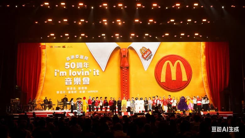 Backdrop from 香港麦当劳50周年 i'm lovin'it 音乐会