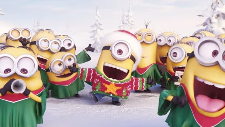 Backdrop from Minions Jingle Bells