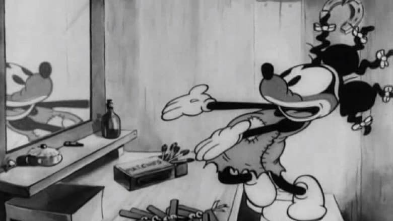 Backdrop from Mickey's Mellerdrammer