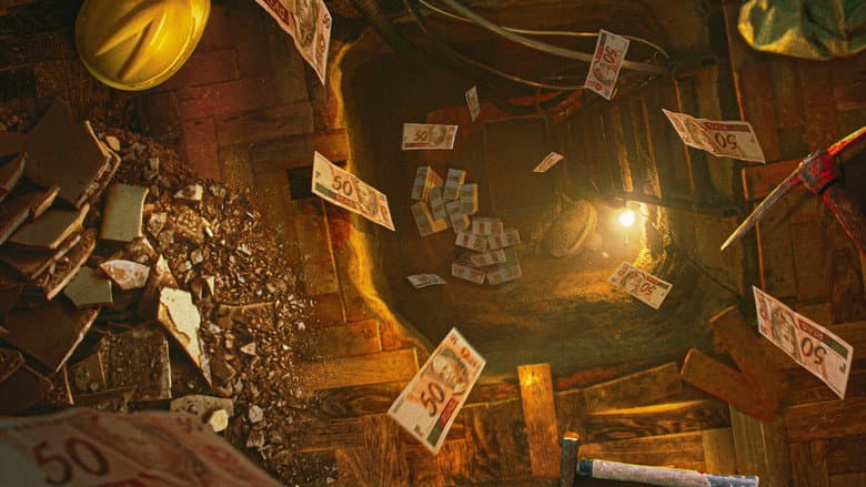 Backdrop from Hei$t: The Great Robbery of Brazil's Central Bank