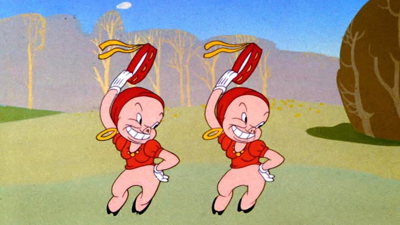 Backdrop from Pigs in a Polka