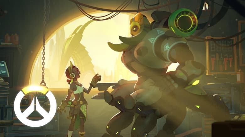 Backdrop from Overwatch: Orisa Origin Story