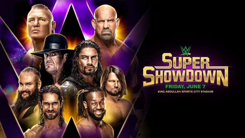 Backdrop from WWE Super ShowDown 2019